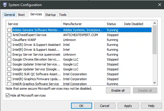 Tắt các ứng dụng chạy nền khi khởi động cùng Windows